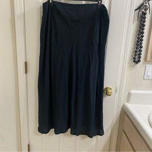 Jessica London black maxi skirt size zip plus size 20
